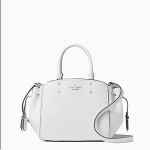 NWT Kate Spade Tegan Small Satchel in Whitedove